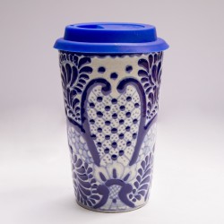 Vaso termo de talavera.